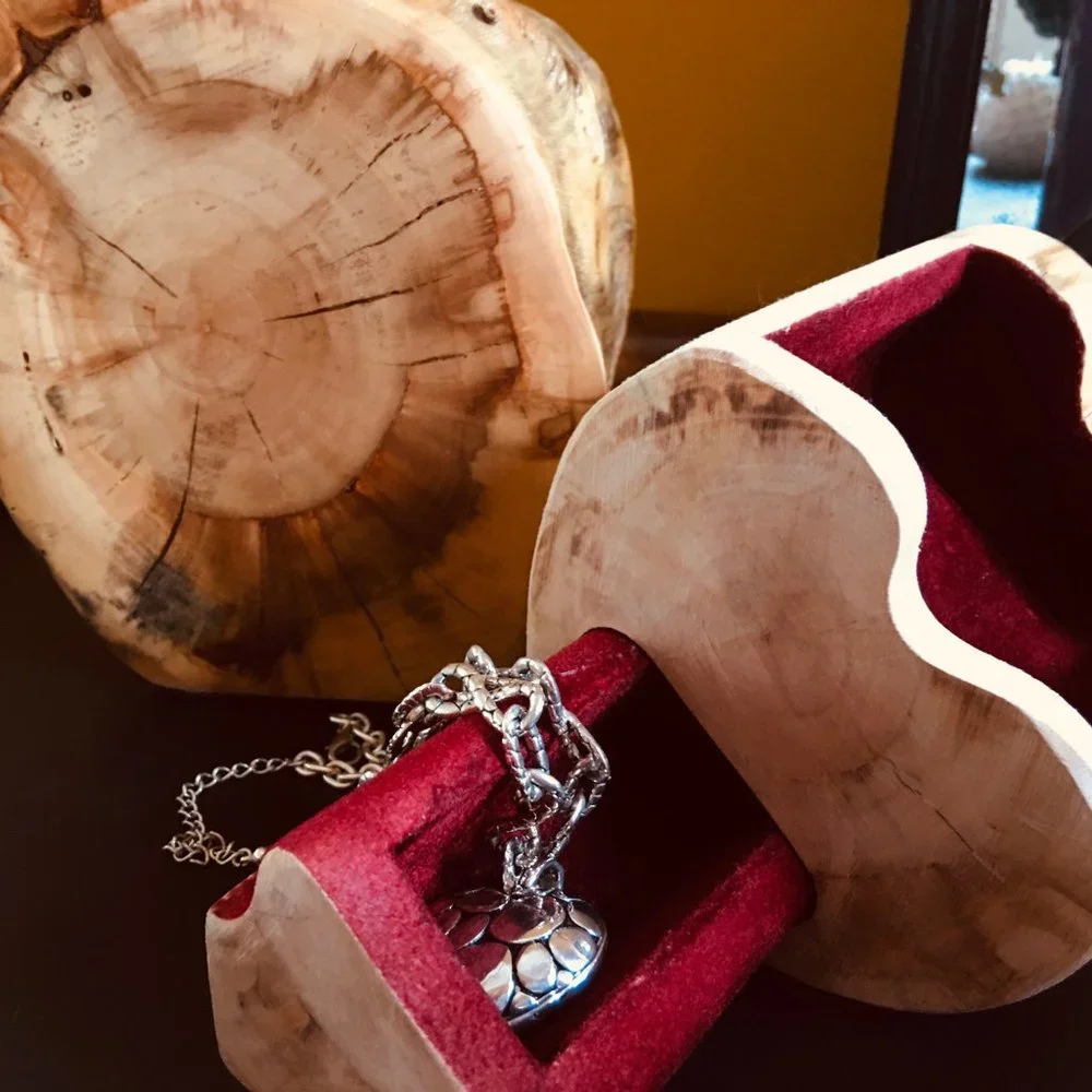 FIRM PRICE!  Amazing Artisan Made Wood Jewelry Box w/Hidden Compartments